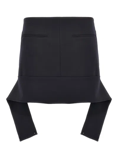 COURRÈGES REVERSED BELT MINI SKIRT