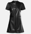 Courrèges Courreges Woman Mini Dress Black Size 6 Polyurethane In Black