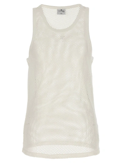 Courrèges Fishnet Top In Blanco