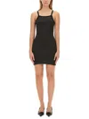 Courrèges Contrast Cotton Jersey Mini Dress