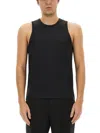 Courrèges Tank Top In Black