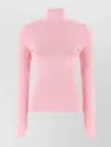 Courrèges Courreges Women Interlock Viscose Sweater In Pink