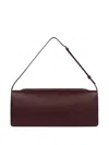 Courrèges Flap Clutch Bag In Red
