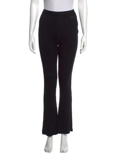 Pre-owned Courrèges Flared Pants In Black
