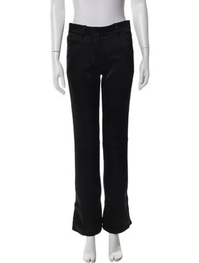 Pre-owned Courrèges Flared Pants In Black