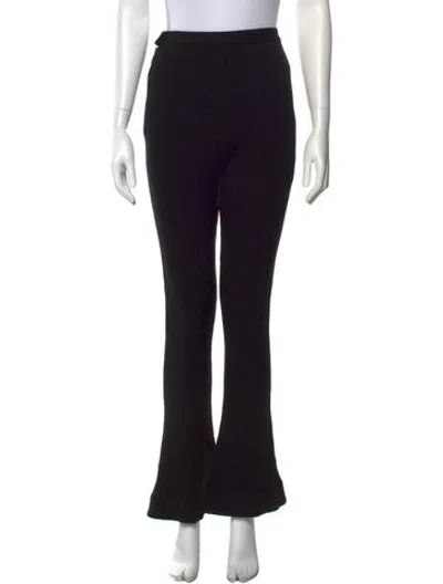Pre-owned Courrèges Flared Pants In Black