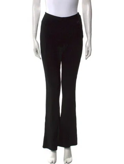 Pre-owned Courrèges Flared Pants W/ Tags In Black
