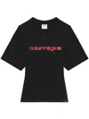 Courrèges Flared Sleeves Fitted Printed T-shirt