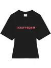 Courrèges Courreges Women Courreges Belted Printed Stone T-shirt In Black