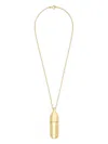 Courrèges Flask Statement Neckless In Gold