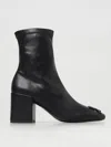 Courrèges Courreges Women Reedition Ankle Boots With 70mm Block Heel In Black