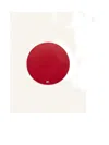 Courrèges Flat Circle Earrings In Red