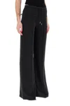 Courrèges Interlock Logo Jersey Track Pants In Black