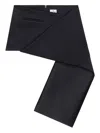 Courrèges Folded Panelled Mini Skirt In Black