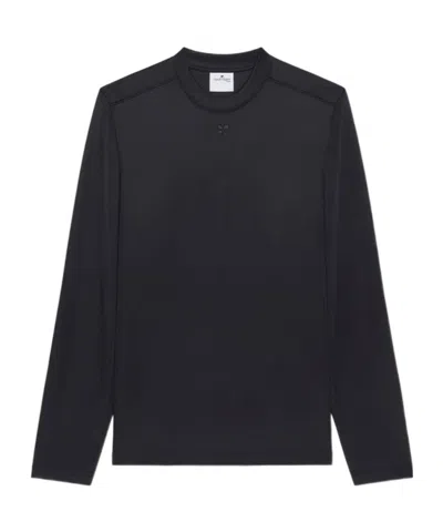 Courrèges Football T-shirt In Black