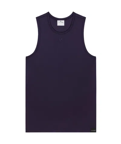 Courrèges Football Tank Top In Blue
