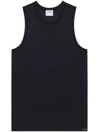 Courrèges Football Tank Top In Blue