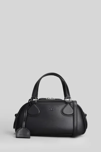 Courrèges Friday Bag Shoulder Bag In Black Leather