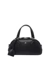 Courrèges Courreges Pre Friday Leather Bowling Bag In Black