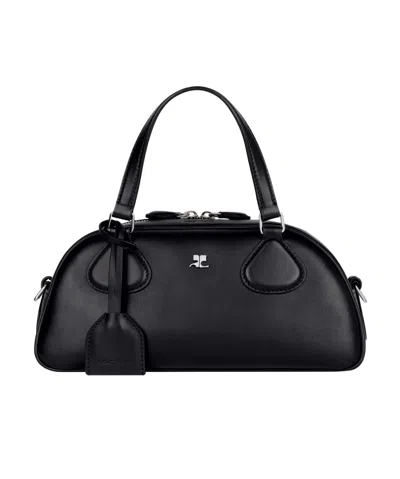 COURRÈGES COURRÈGES FRIDAY BOWLING TOP HANDLE BAG