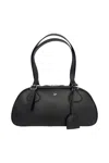 Courrèges Friday Medium Leather Bags In Black