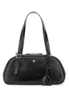 Courrèges Shoulder Bags With Adjustable Strap And Top Handle In Black