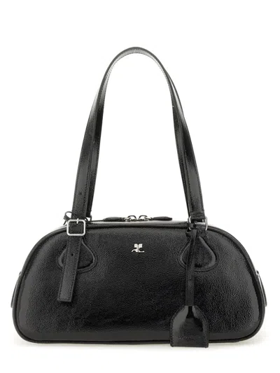 Courrèges Friday" Medium Shoulder Bag In Black