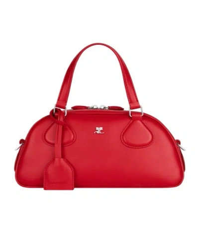 COURRÈGES COURRÈGES FRIDAY BOWLING TOP HANDLE BAG