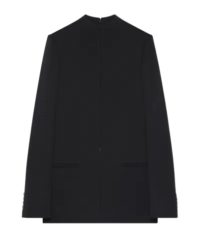 Courrèges Front-zipped Cut-out Mini Dress In Black
