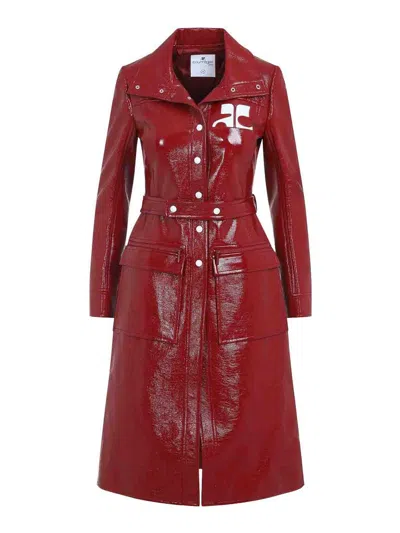 Courrèges Gabardina - Rojo In Red