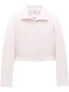 Courrèges Light Pink Logo Jacket In Pink