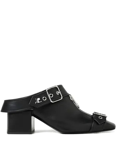 COURRÈGES GOGO BUCKLE MULES