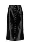 Courrèges Multiflex Patent-finish Midi Skirt