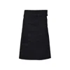 Courrèges Gonna Belted In Policotone Nero  In Black