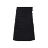 Courrèges Gonna Belted In Policotone Nero  In Black