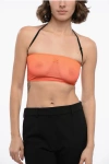 COURRÈGES GRADIENT EFFECT BANDEAU CROP TOP