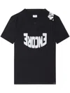 Courrèges Graphic-print T-shirt In Black