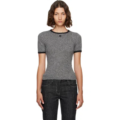 Courrèges Gray Heather Contrast T-shirt