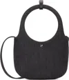 Courrèges Gray Holy Denim Bag In 9011 Dk Heather Grey