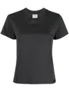 Courrèges Ac Straight Stonewashed T-shirt In Grey