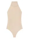 Courrèges Halter-neck Jersey Bodysuit In Pink