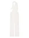 Courrèges Halter-neck Over-lapped Jumpsuit In White
