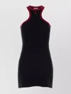 Courrèges Courreges Black Cotton Mini Dress In Black