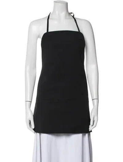 Pre-owned Courrèges Halterneck Sleeveless Top In Blue