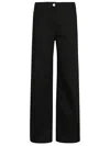 Courrèges Black Hammer Baggy Jeans In Animal Print
