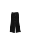 Courrèges Mid-rise Wide Leg Jeans In Black