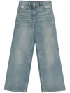 Courrèges Hammer Denim Baggy Jeans In Blue
