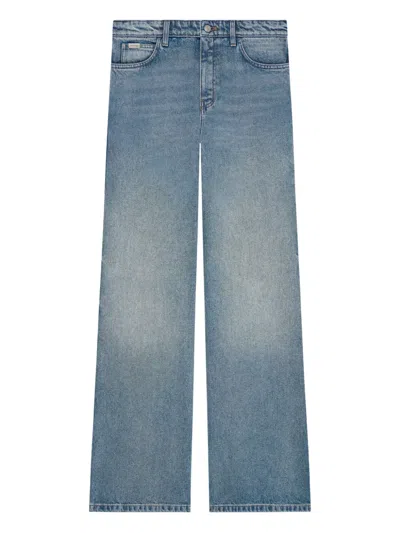 Courrèges Hammer Pocket Baggy Trousers In Blue