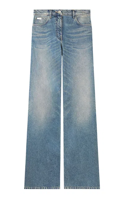 Courrèges Hammer Wide-leg Denim Pants In Blue
