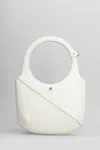 Courrèges Hand Bag In White Leather In White